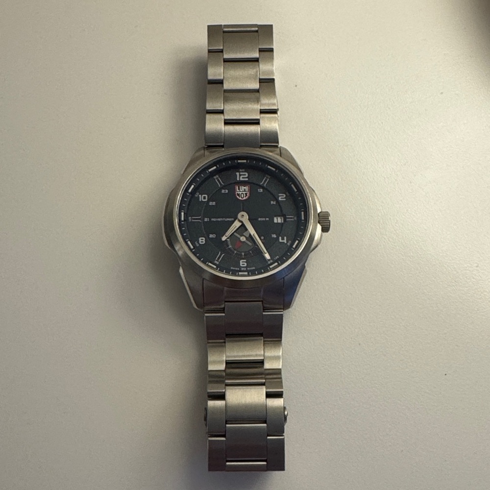 Luminox Men's Stainless Steel Black Dial Watch